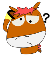 a daily life of walking horse 2nd sticker #3663204