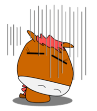 a daily life of walking horse  2nd sticker #3663206