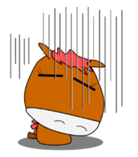 a daily life of walking horse 2nd sticker #3663206