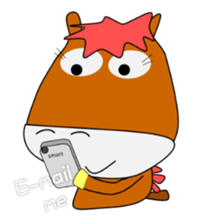 a daily life of walking horse  2nd sticker #3663208