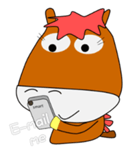 a daily life of walking horse 2nd sticker #3663208