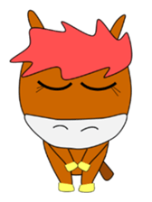 a daily life of walking horse  2nd sticker #3663209