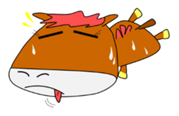 a daily life of walking horse  2nd sticker #3663210