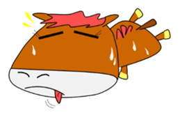 a daily life of walking horse 2nd sticker #3663210