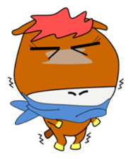 a daily life of walking horse 2nd sticker #3663211