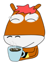 a daily life of walking horse  2nd sticker #3663215