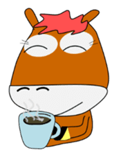 a daily life of walking horse 2nd sticker #3663215