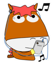 a daily life of walking horse  2nd sticker #3663217