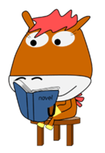 a daily life of walking horse  2nd sticker #3663220