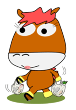 a daily life of walking horse  2nd sticker #3663222