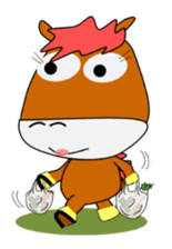 a daily life of walking horse 2nd sticker #3663222