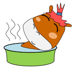 a daily life of walking horse  2nd sticker #3663223