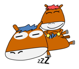 a daily life of walking horse  2nd sticker #3663229