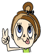 Ribbon girl Sumii 2 sticker #3663831