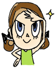 Ribbon girl Sumii 2 sticker #3663833