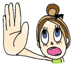 Ribbon girl Sumii 2 sticker #3663835