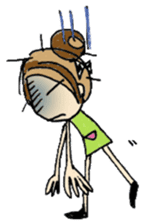 Ribbon girl Sumii 2 sticker #3663841