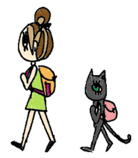 Ribbon girl Sumii 2 sticker #3663847