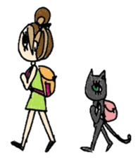 Ribbon girl Sumii 2 sticker #3663847