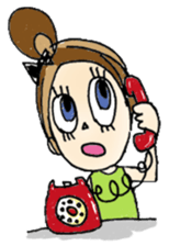 Ribbon girl Sumii 2 sticker #3663850