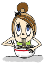 Ribbon girl Sumii 2 sticker #3663853