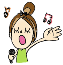 Ribbon girl Sumii 2 sticker #3663854