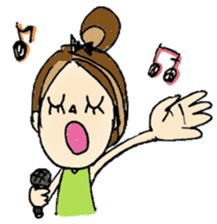 Ribbon girl Sumii 2 sticker #3663854