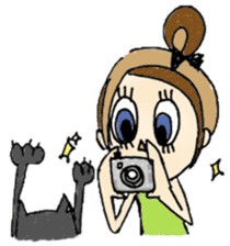 Ribbon girl Sumii 2 sticker #3663864