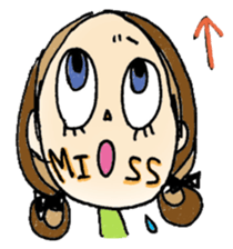 Ribbon girl Sumii 2 sticker #3663867