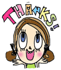 Ribbon girl Sumii 2 sticker #3663868