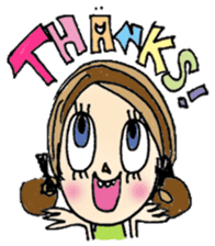 Ribbon girl Sumii 2 sticker #3663868