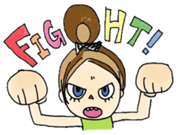 Ribbon girl Sumii 2 sticker #3663870