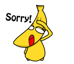 KiMoChi is a banana sticker #3664353