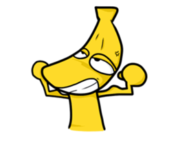 KiMoChi is a banana sticker #3664357