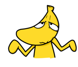 KiMoChi is a banana sticker #3664361
