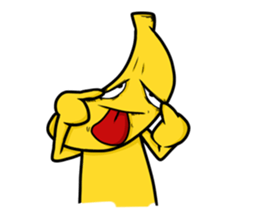 KiMoChi is a banana sticker #3664362