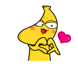 KiMoChi is a banana sticker #3664373