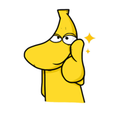 KiMoChi is a banana sticker #3664375