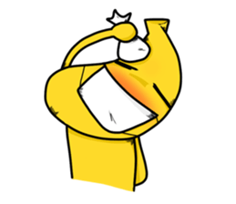 KiMoChi is a banana sticker #3664377