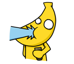 KiMoChi is a banana sticker #3664378