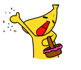 KiMoChi is a banana sticker #3664381