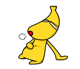 KiMoChi is a banana sticker #3664387