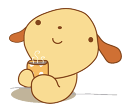 Foon is a sleepy golden retriever sticker #3664472