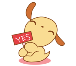 Foon is a sleepy golden retriever sticker #3664474