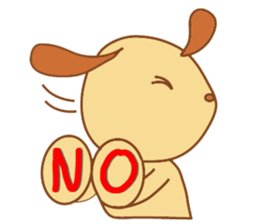 Foon is a sleepy golden retriever sticker #3664475