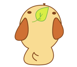 Foon is a sleepy golden retriever sticker #3664485