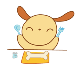 Foon is a sleepy golden retriever sticker #3664487