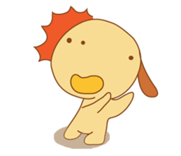 Foon is a sleepy golden retriever sticker #3664489