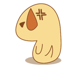 Foon is a sleepy golden retriever sticker #3664491