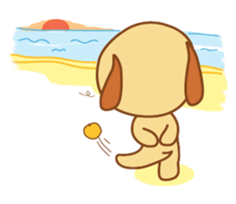 Foon is a sleepy golden retriever sticker #3664494